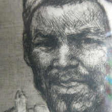 Load image into Gallery viewer, 1920s Etching Drypoint by George Bain. A Man from Macedonia. Pencil Signed
