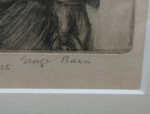 Load image into Gallery viewer, 1920s Etching Drypoint by George Bain. A Man from Macedonia. Pencil Signed
