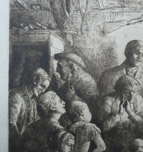 Load image into Gallery viewer,  Etching by Robert Bryden (1865 - 1939). Illustration to Burns &quot;Halloween&quot; (1895)
