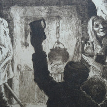 Load image into Gallery viewer, Etching by Robert Bryden (1865 - 1939). Illustration to Burns &quot;The Jolly Beggars&quot; (1895)
