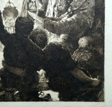 Load image into Gallery viewer, Etching by Robert Bryden (1865 - 1939). Illustration to Burns &quot;The Jolly Beggars&quot; (1895)
