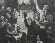 Load image into Gallery viewer, Etching by Robert Bryden (1865 - 1939). Illustration to Burns &quot;The Jolly Beggars&quot; (1895)
