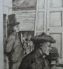 Load image into Gallery viewer, SCOTTISH ART. Rare Etching by Robert Bryden (1865 - 1939). Illustration to Burns &quot;The Holy Fair&quot; (1895)
