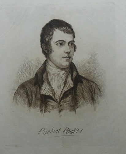 Robert Bryden (1865 - 1939). Portrait of the Poet Robert Burns (after Nasymth) (1895)