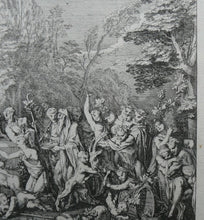 Load image into Gallery viewer, Original Antique FRENCH Etching by Claude Gillot (1673 - 1722). The Feast of the Pan

