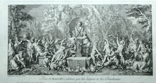 Load image into Gallery viewer, Original Antique FRENCH Etching by Claude Gillot (1673 - 1722). The Feast of the Bacchus
