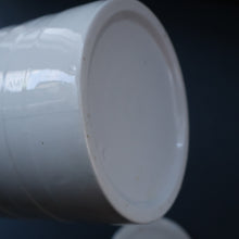 Load image into Gallery viewer, Vintage Grimwades Style White Hooped Household Jar or Canister. LENTILS (black letters)
