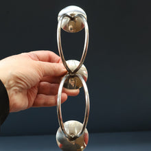Load image into Gallery viewer, Stylish 1960s Vintage Danish Modernist Silver Plate Candle Holder. Designed by A.P. Berg
