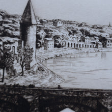 Load image into Gallery viewer, STANLEY ANDERSON (1884 – 1966). Fine ORIGINAL 1920s Drypoint Etching ‘Albi’. Pencil Signed
