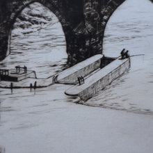 Load image into Gallery viewer, STANLEY ANDERSON (1884 – 1966). Fine ORIGINAL 1920s Drypoint Etching ‘Albi’. Pencil Signed
