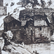 Load image into Gallery viewer, STANLEY ANDERSON (1884 – 1966). Fine ORIGINAL 1920s Drypoint Etching ‘Albi’. Pencil Signed
