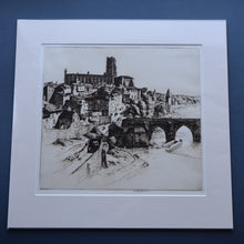Load image into Gallery viewer, STANLEY ANDERSON (1884 – 1966). Fine ORIGINAL 1920s Drypoint Etching ‘Albi’. Pencil Signed
