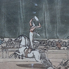 Load image into Gallery viewer, "ASTLEY'S AMPHITHEATRE" (1808). Engraved by John Hill; after Rowlandson and Pugin
