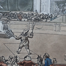 Load image into Gallery viewer, "ASTLEY'S AMPHITHEATRE" (1808). Engraved by John Hill; after Rowlandson and Pugin
