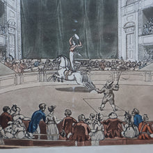 Load image into Gallery viewer, "ASTLEY'S AMPHITHEATRE" (1808). Engraved by John Hill; after Rowlandson and Pugin
