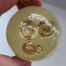 Load image into Gallery viewer, Vintage MIDTON CRAFTS 1970s SCOTTISH Acrylic Paperweight with Bubble Inclusions
