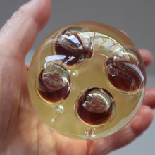 Load image into Gallery viewer, Vintage MIDTON CRAFTS 1970s SCOTTISH Acrylic Paperweight with Bubble Inclusions
