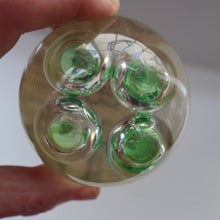 Load image into Gallery viewer, Vintage MIDTON CRAFTS 1970s SCOTTISH Acrylic Paperweight with Bubble Inclusions

