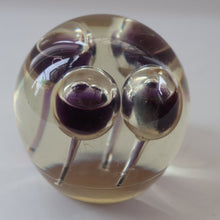 Load image into Gallery viewer, Vintage MIDTON CRAFTS 1970s SCOTTISH Acrylic Paperweight with Bubble Inclusions
