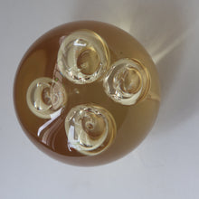 Load image into Gallery viewer, Vintage MIDTON CRAFTS 1970s SCOTTISH Acrylic Paperweight with Bubble Inclusions
