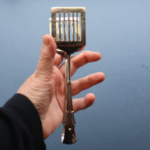 Load image into Gallery viewer, SOLID SILVER with London Hallmark (1906). Edwardian Antique Asparagus Tongs or Pastry Servers

