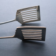 Load image into Gallery viewer, SOLID SILVER with London Hallmark (1906). Edwardian Antique Asparagus Tongs or Pastry Servers
