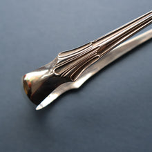 Load image into Gallery viewer, SOLID SILVER with London Hallmark (1906). Edwardian Antique Asparagus Tongs or Pastry Servers

