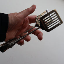 Load image into Gallery viewer, SOLID SILVER with London Hallmark (1906). Edwardian Antique Asparagus Tongs or Pastry Servers

