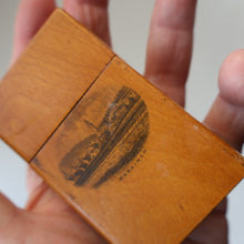 Load image into Gallery viewer, Antique 19th Century MAUCHLINE Wooden Vesta Box in the Shape of a Book. FREE POSTAGE
