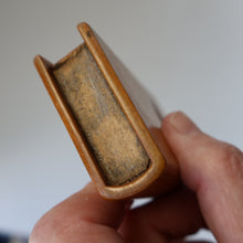Load image into Gallery viewer, Antique 19th Century MAUCHLINE Wooden Vesta Box in the Shape of a Book. FREE POSTAGE
