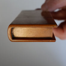 Load image into Gallery viewer, Antique 19th Century MAUCHLINE Wooden Vesta Box in the Shape of a Book. FREE POSTAGE
