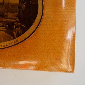 Antique 19th Century MAUCHLINE Ware Photograph Album with Image on cover of Broad Street, Peterhead