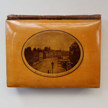 Load image into Gallery viewer, Antique 19th Century MAUCHLINE Ware Photograph Album with Image on cover of Broad Street, Peterhead
