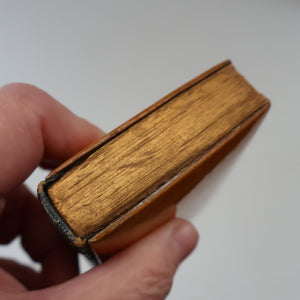 Antique 19th Century MAUCHLINE Ware New Testament Book with Image of Edinburgh Castle and Gardens. FREE POSTAGE