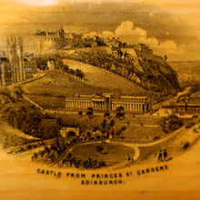 Load image into Gallery viewer, Antique 19th Century MAUCHLINE Ware New Testament Book with Image of Edinburgh Castle and Gardens. FREE POSTAGE
