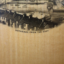 Load image into Gallery viewer, Antique 19th Century MAUCHLINE Ware Book / Small Blotter with View of Rothesay from the East
