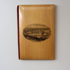 Antique 19th Century MAUCHLINE Ware Book / Small Blotter with View of Rothesay from the East