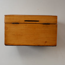 Load image into Gallery viewer, THE BANDSTAND. Antique 19th Century MAUCHLINE Trinket Box. Scottish International Exhibition Edinburgh 1886
