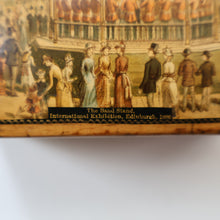 Load image into Gallery viewer, THE BANDSTAND. Antique 19th Century MAUCHLINE Trinket Box. Scottish International Exhibition Edinburgh 1886
