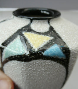 Pair of 1950s Italian Hand Painted Vases by FRATELLI FANCUILLACCI