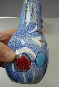 Pair of 1950s Italian Hand Painted Vases by FRATELLI FANCUILLACCI