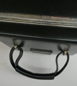 Vintage 1970s South African Stuttafords Black Vanity Case Make Up Case