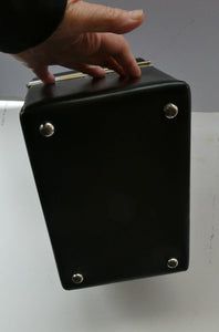 Vintage 1970s South African Stuttafords Black Vanity Case Make Up Case