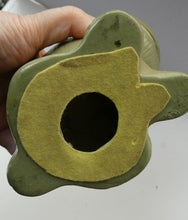 Load image into Gallery viewer, LARGE Vintage 1940s SYLVAC STYLE Olive Green Snub Nose Bunny Rabbit. 7 3/4 inches
