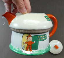 Load image into Gallery viewer, 1920s Shelley Pottery Boo Boo House Nursery Teapot Mabel Lucie Attwell 
