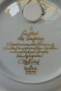 ROSENTHAL Decorative Wall Plate by Bjorn Wiinblad. SINBAD Series. Sinbad the Seafarer No. 5 (V)