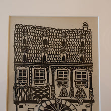 Load image into Gallery viewer, SCOTTISH ART. Jane Hyslop (RSA). Linocut Entitled "La Petite France, (Strasbourg)"
