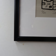 Load image into Gallery viewer, SCOTTISH ART. Jane Hyslop (RSA). Linocut Entitled "La Petite France, (Strasbourg)"
