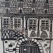 Load image into Gallery viewer, SCOTTISH ART. Jane Hyslop (RSA). Linocut Entitled "La Petite France, (Strasbourg)"
