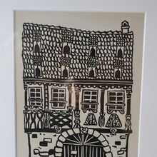 Load image into Gallery viewer, SCOTTISH ART. Jane Hyslop (RSA). Linocut Entitled "La Petite France, (Strasbourg)"
